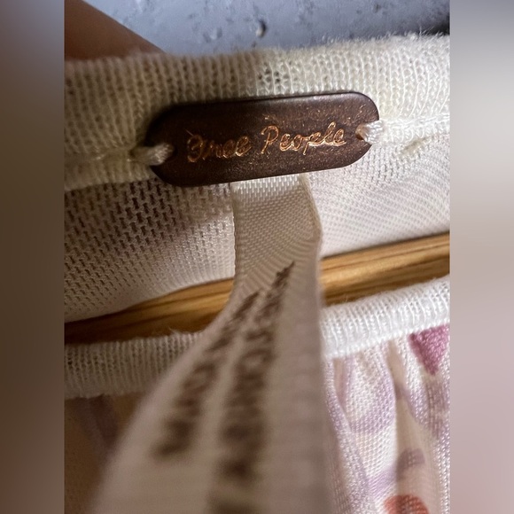 Free People Womens Wild Flower Honey Blouson Floral Print Peasant Top, Small - Picture 8 of 10